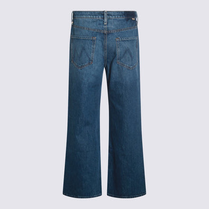 Blaue Baumwoll-Denim-Jeans von Mother