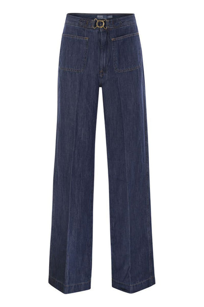 Polo Ralph Lauren – Jeans mit weitem Bein und Schlaghose