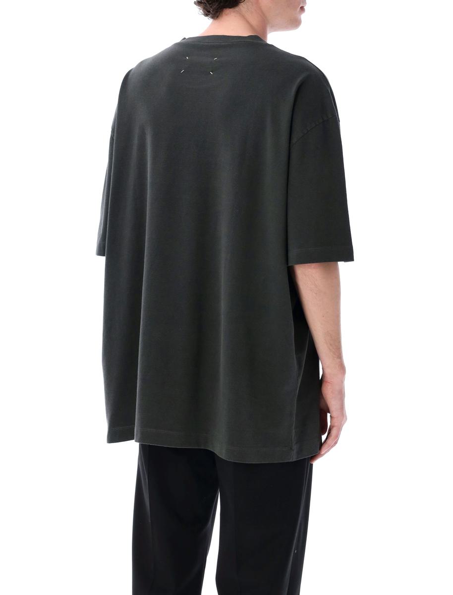 Maison Margiela T-Shirt mit gesticktem Logo