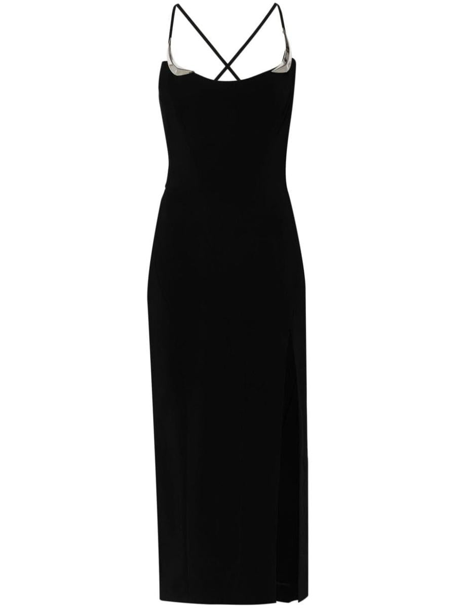 Mugler Ro1628 Midikleid Kleidung