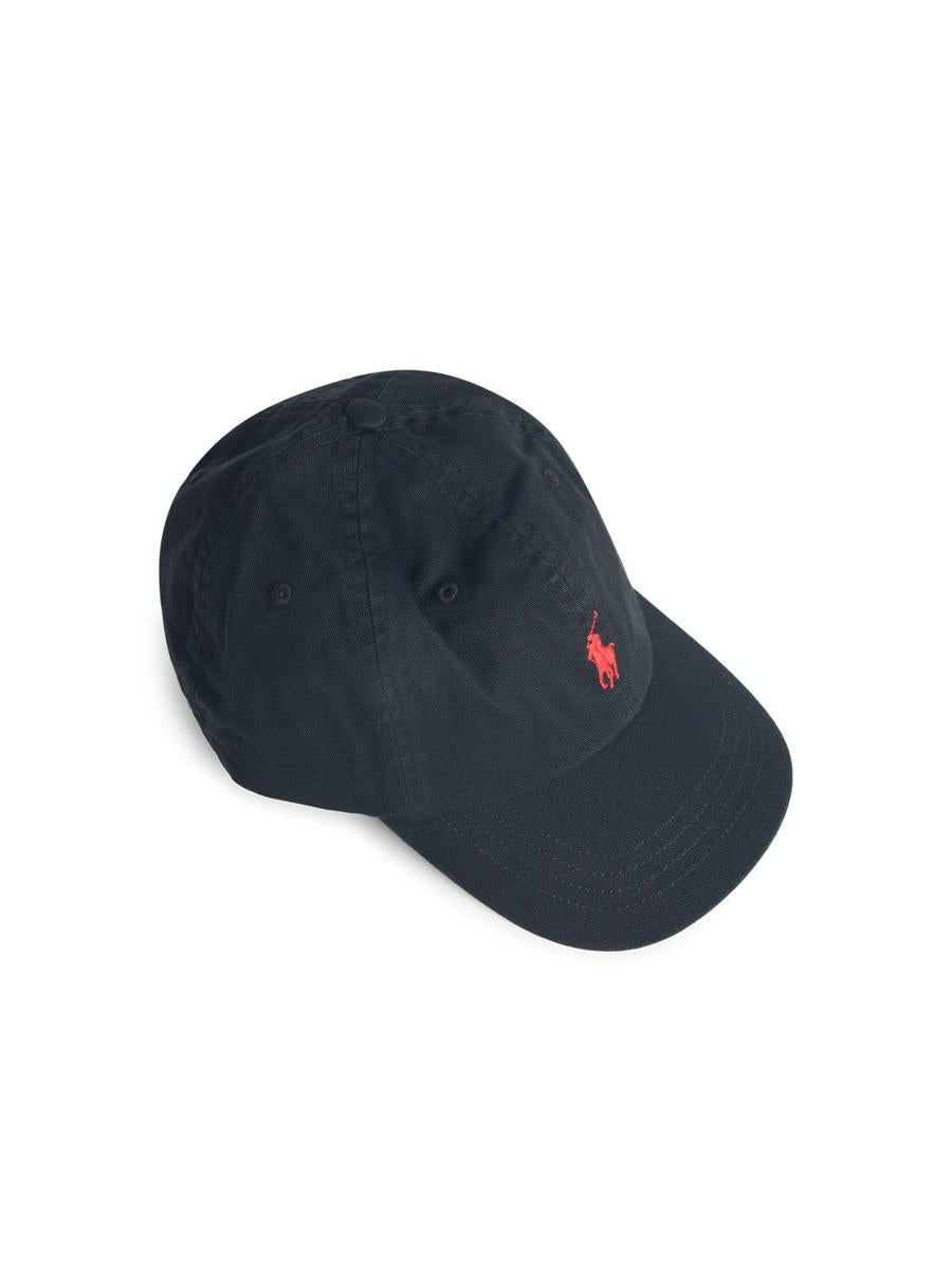 Polo Ralph Lauren – Schwarze Baumwollkappe