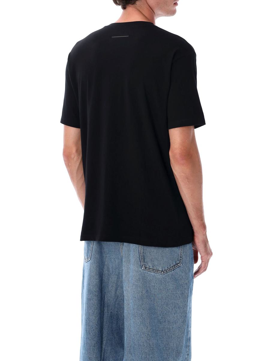 MM6 Maison Margiela – Baumwoll-T-Shirt mit Spotlight-Print