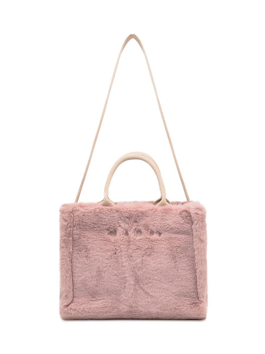 Marni Marni Tasche aus rosa Kunstpelz