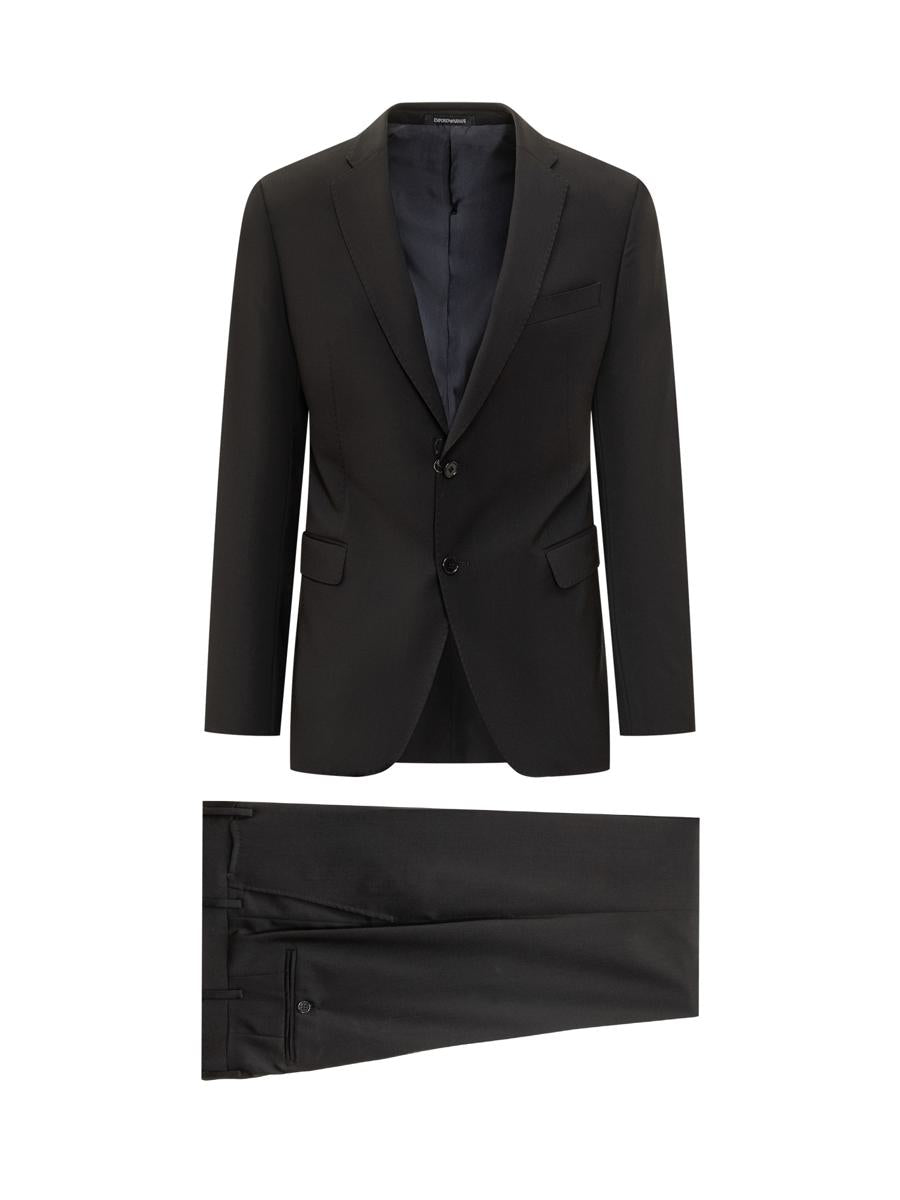 Emporio Armani Schwarzer einreihiger Blazer Emporio Armani