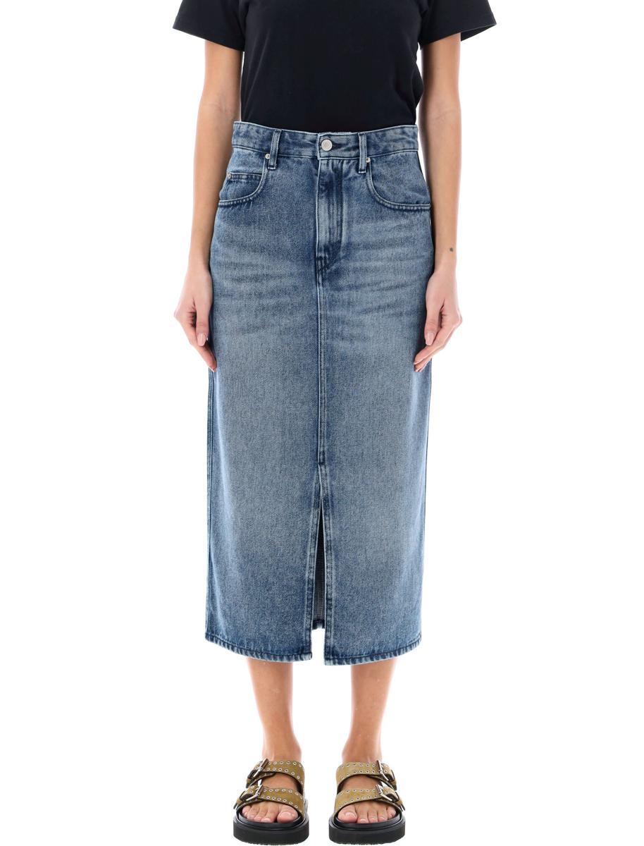 Isabel Marant Étoile Tilaura Midi-Jeansrock