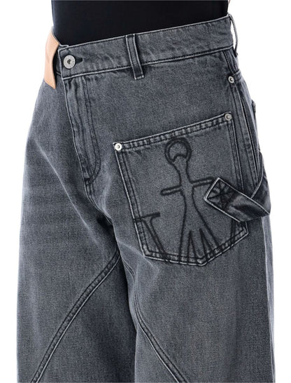 JW Anderson Twisted Workwear Denim Hose