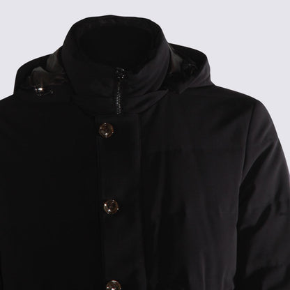 Dunkelblaue Daunenjacke von Montecore