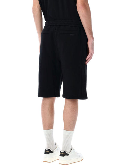 Saint Laurent Cassandre Fleece-Shorts