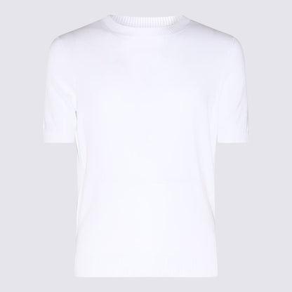 Malo Weißes Baumwoll-T-Shirt