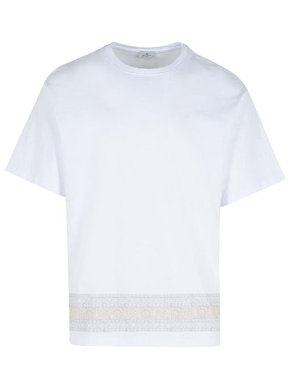 Etro „Soho“ weißes Baumwoll-T-Shirt