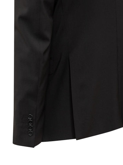 Emporio Armani Schwarzer einreihiger Blazer Emporio Armani
