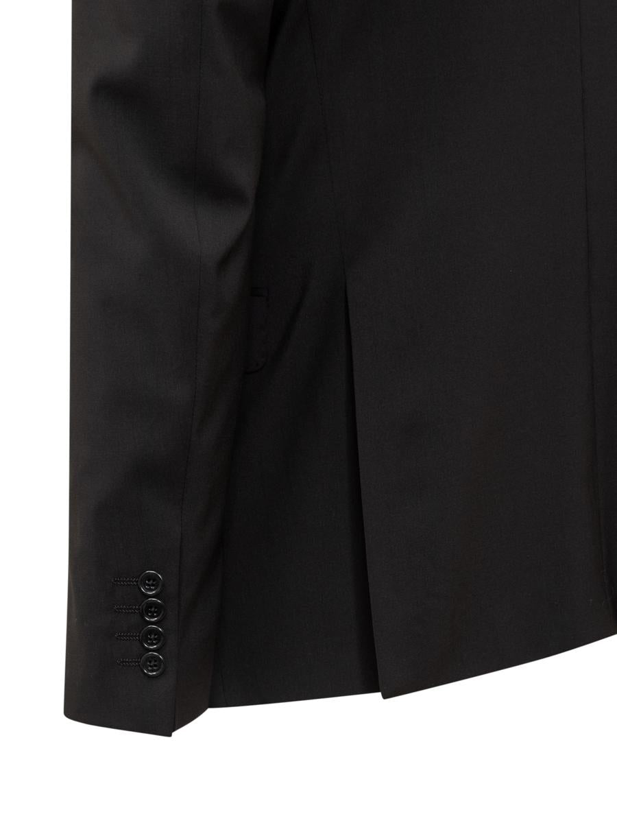 Emporio Armani Schwarzer einreihiger Blazer Emporio Armani