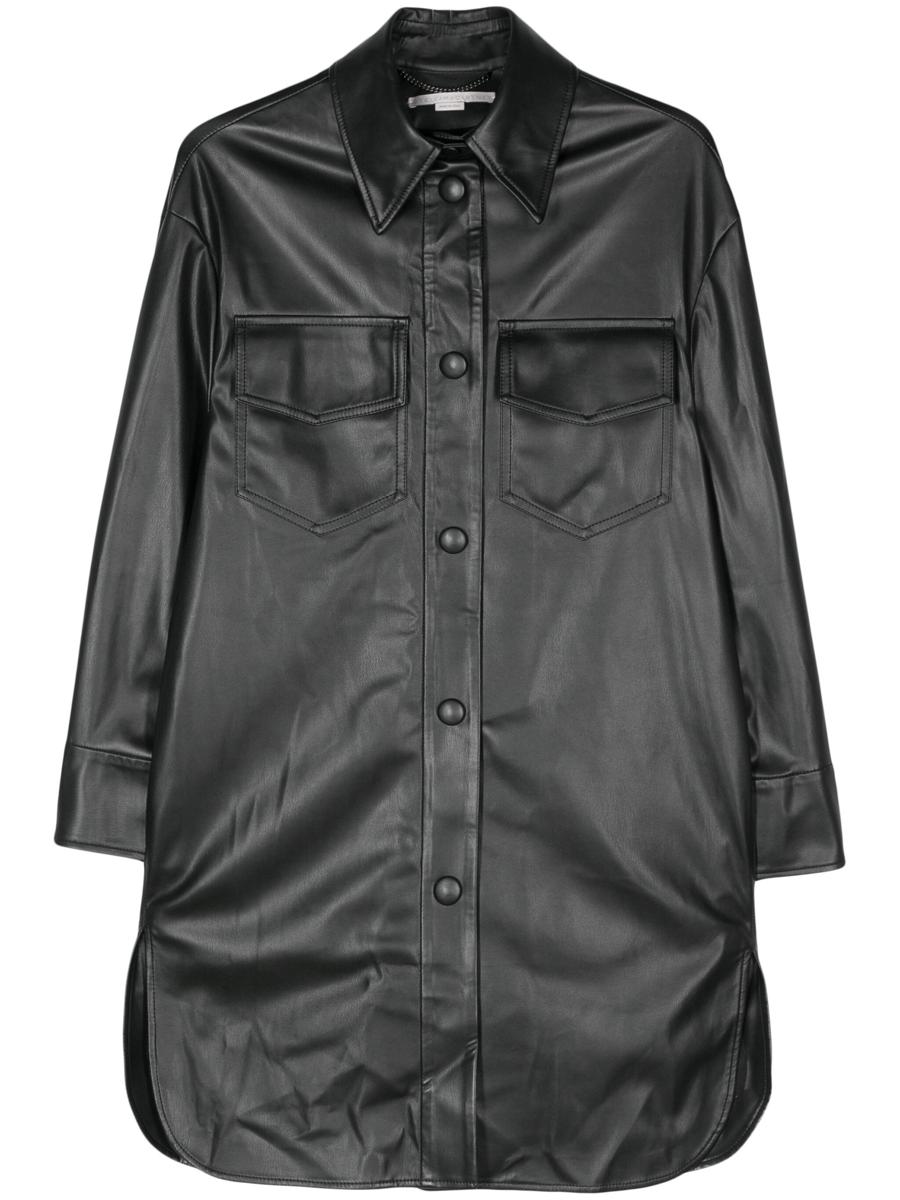 Stella McCartney Kunstleder-Überhemd