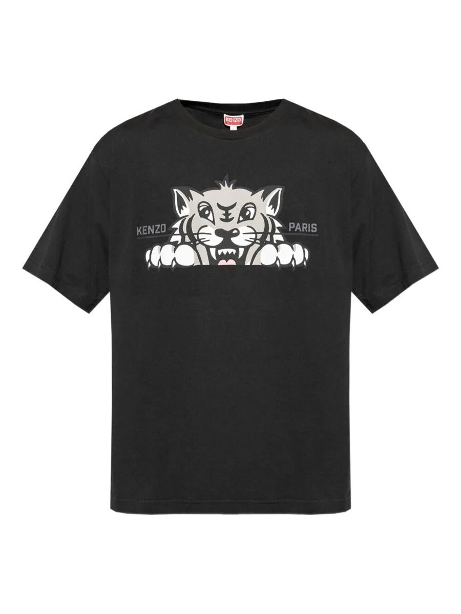 Kenzo „Happy Tiger“ Oversize T-Shirt Kleidung