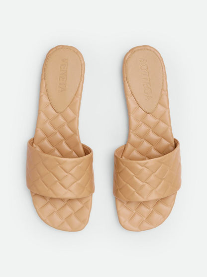 Bottega Veneta – Amy – Flache Pantoletten mit geflochtenem Muster