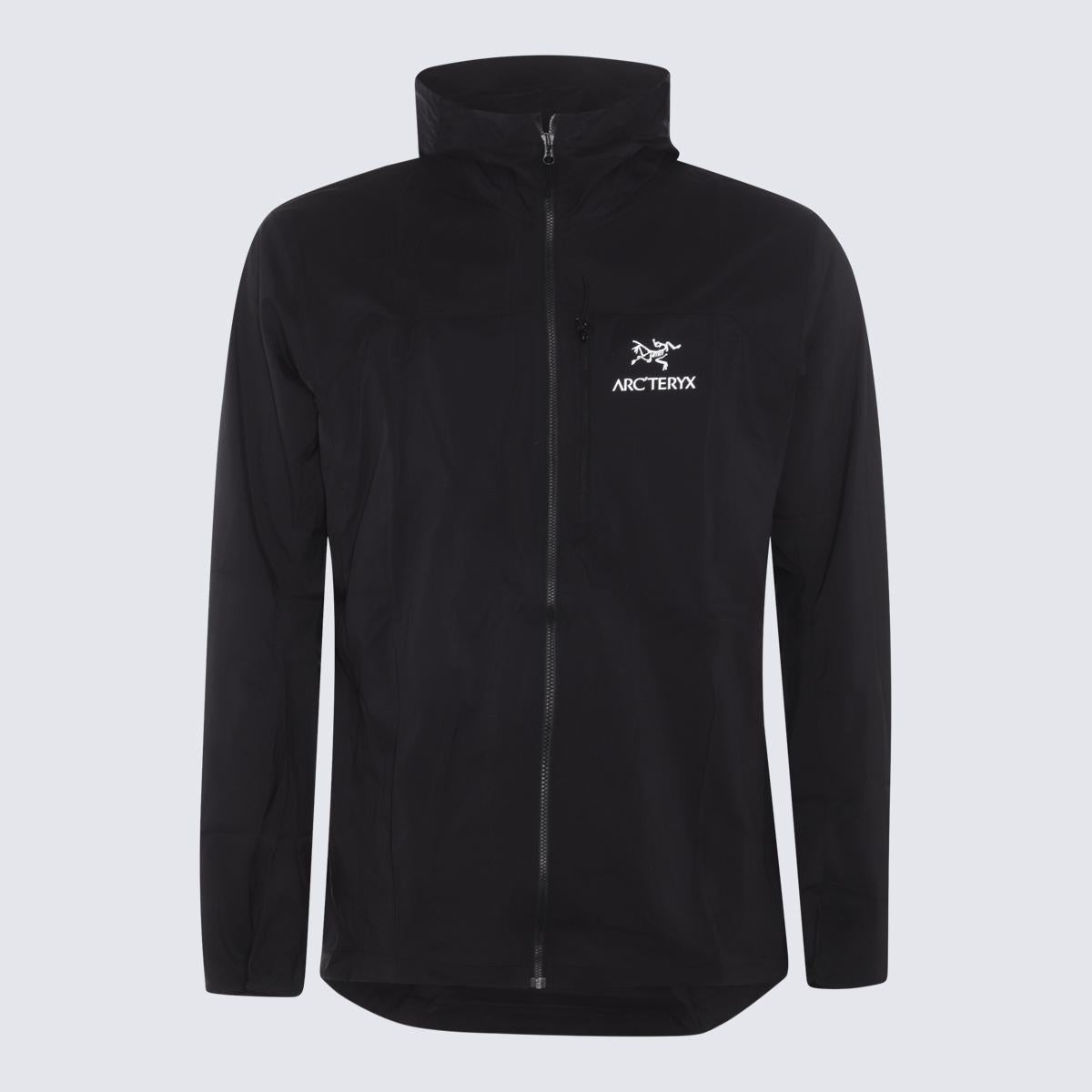 Schwarze Freizeitjacke aus Nylon von Arc'Teryx