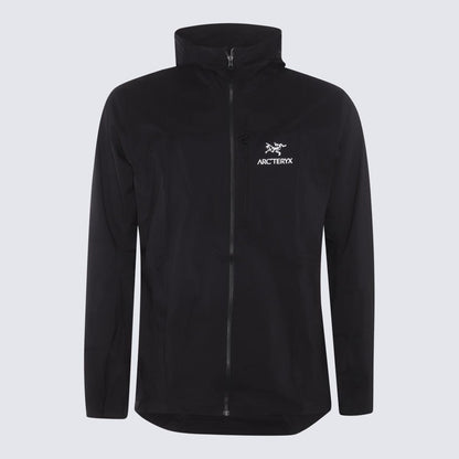 Schwarze Freizeitjacke aus Nylon von Arc'Teryx