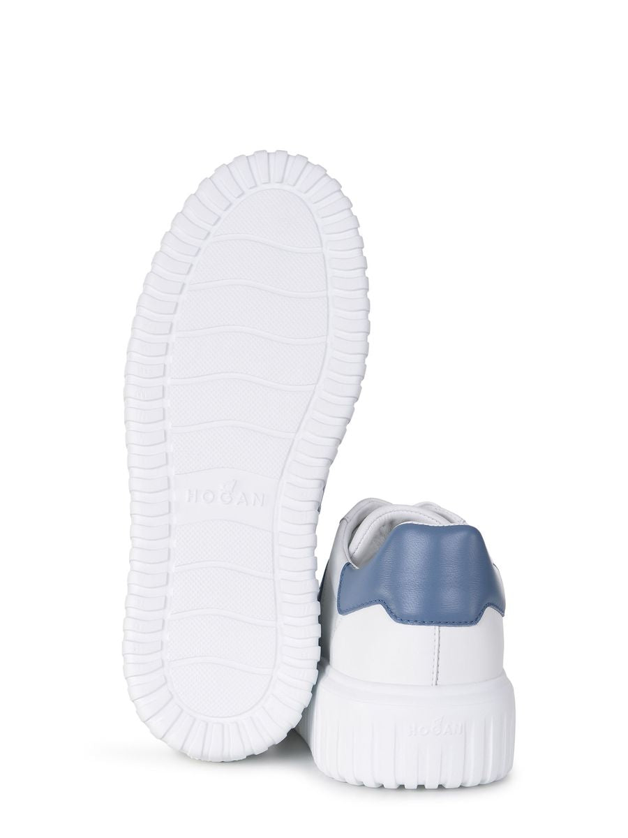 Hogan – Weiße Sneakers mit H-Streifen