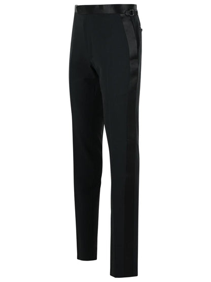 Schwarze Wollhose von Tom Ford