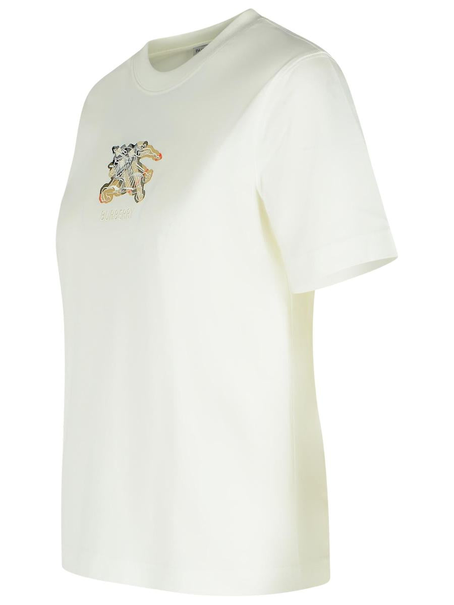 Burberry Weißes Baumwoll-T-Shirt
