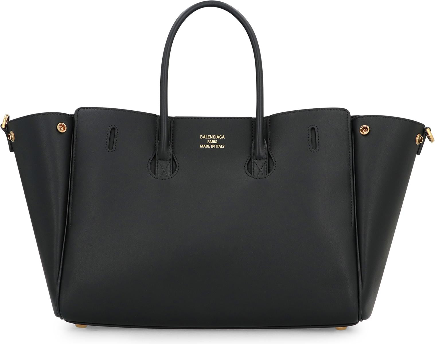 Balenciaga Bel Air Kleine Tragetasche aus Leder