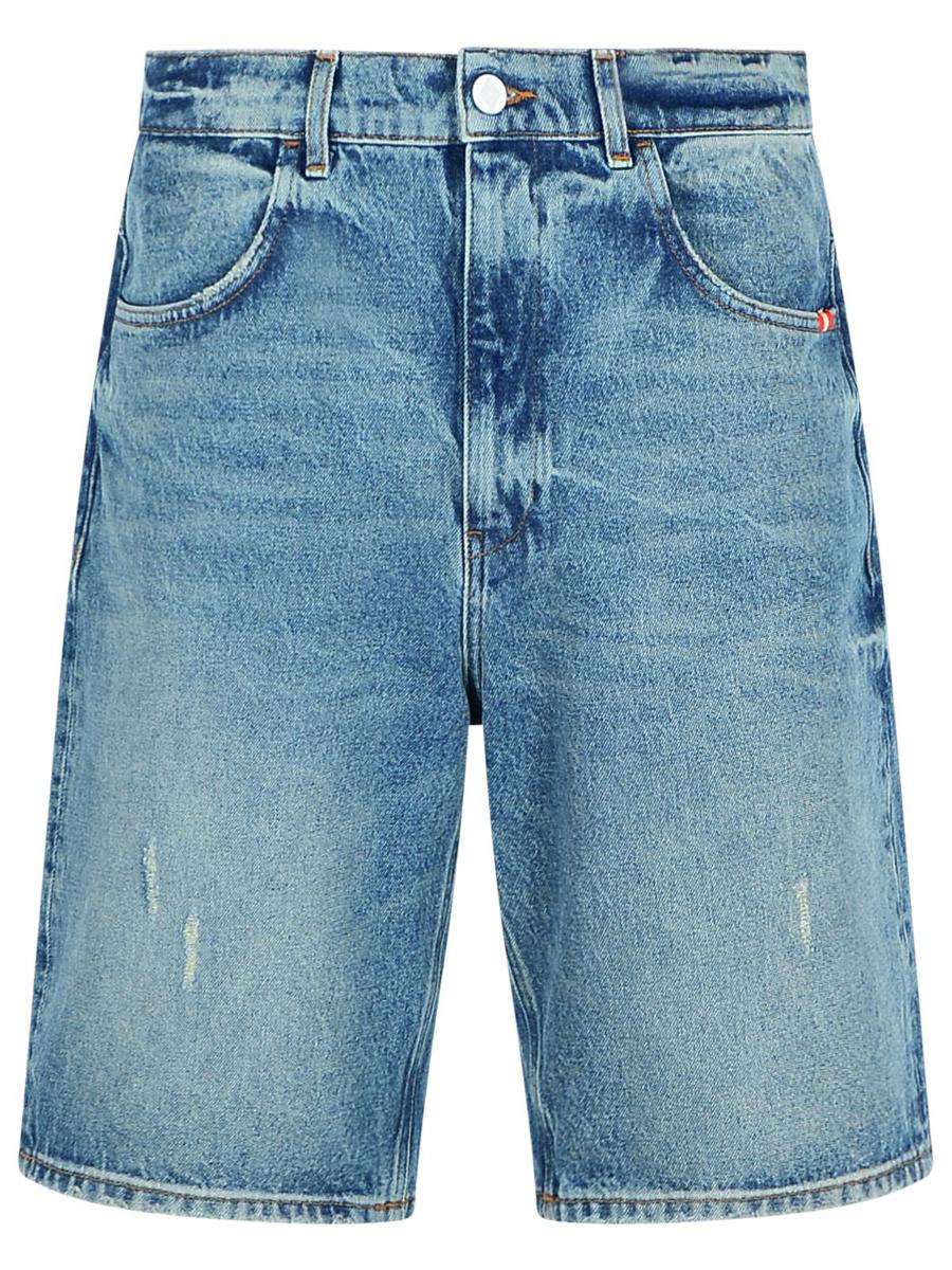 Amish „Tommy“ Bermudashorts aus hellblauem Denim