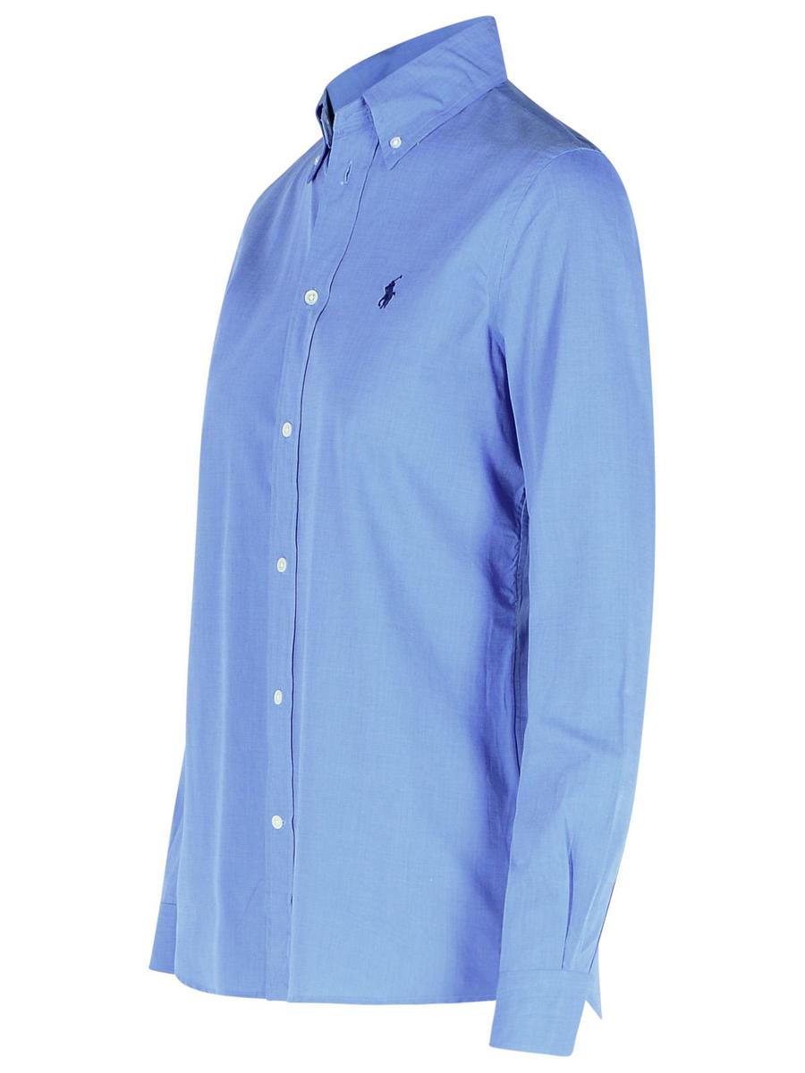 Polo Ralph Lauren Hellblaues Baumwollhemd