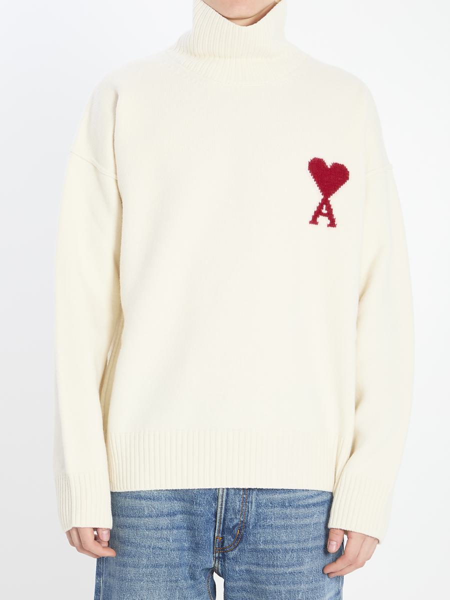 AMI Paris De Coeur Rollkragenpullover