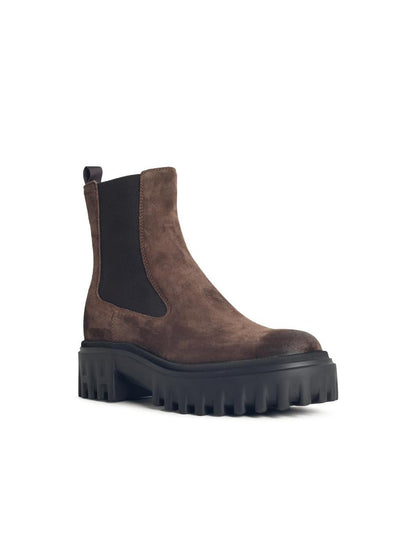 Hogan – Braune Wildlederstiefeletten