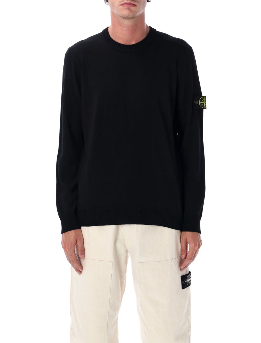 Stone Island Wollpullover mit Rundhalsausschnitt