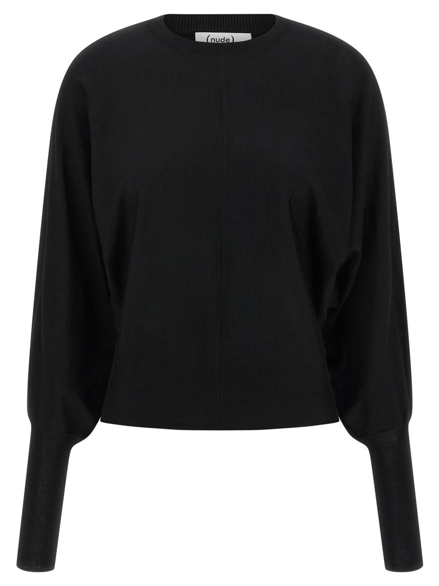 Nackter Wollpullover