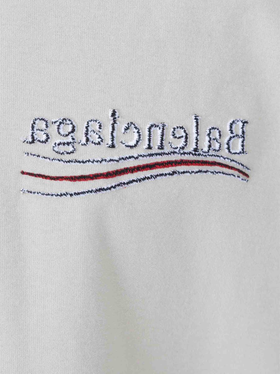 Balenciaga T-Shirt mit gedrehtem Logo