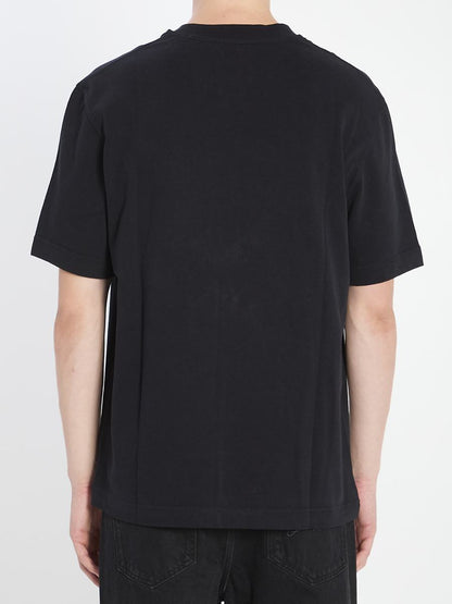 T-Shirt aus Grosgrain