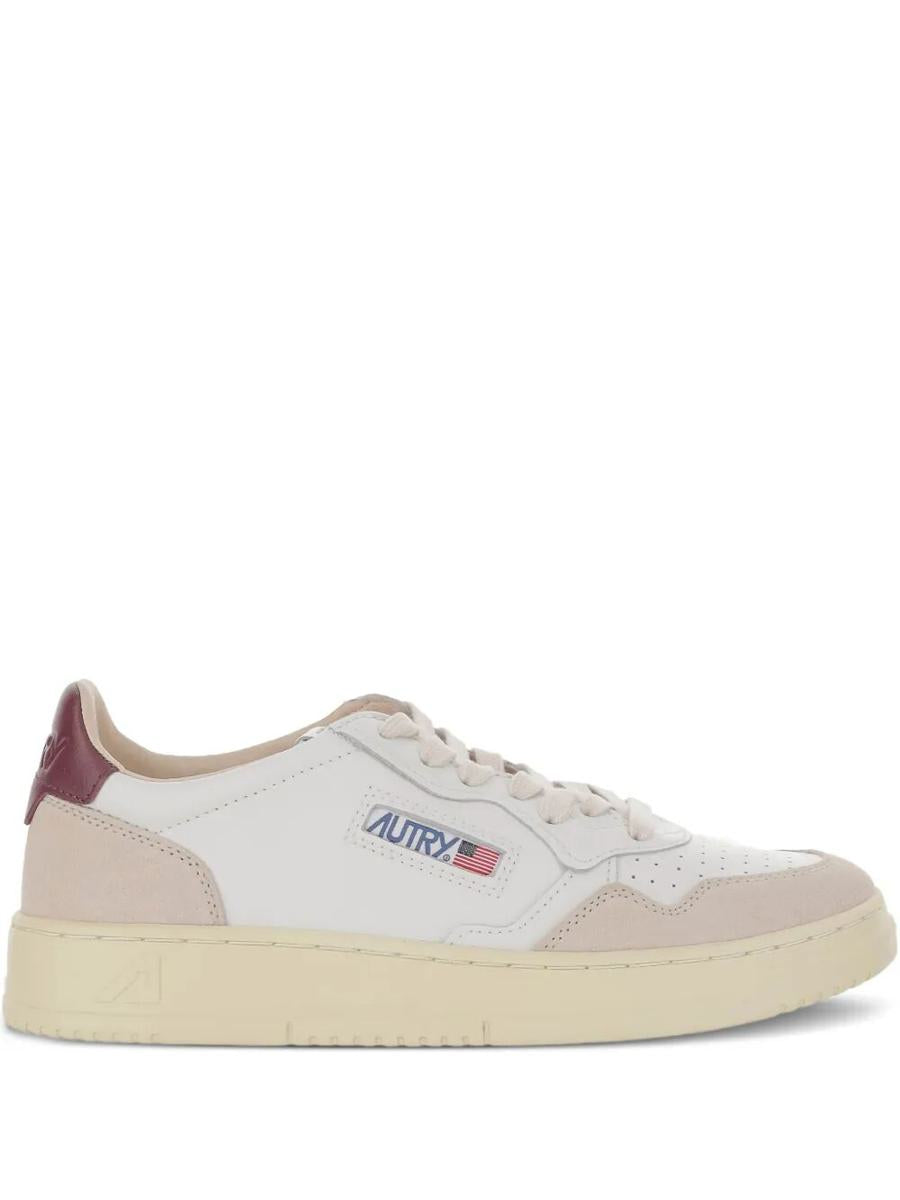 Autry „Medalist Low“ Wildleder-Sneakers