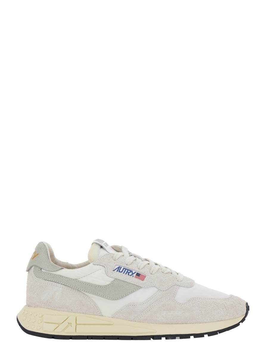 Graue Low-Top-Sneaker „Reel Wind“ mit Logodetail aus Wildleder für Herren