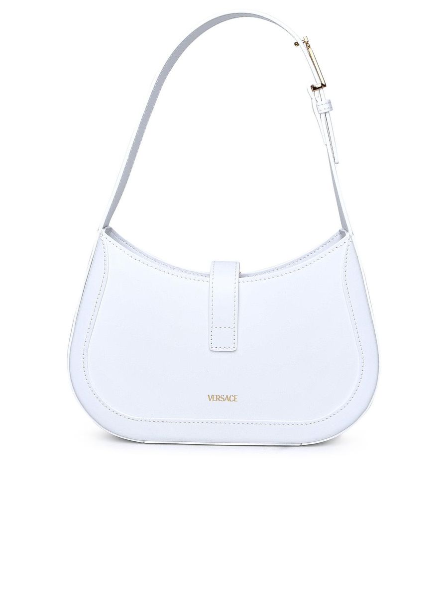 Versace Weiße Ledertasche