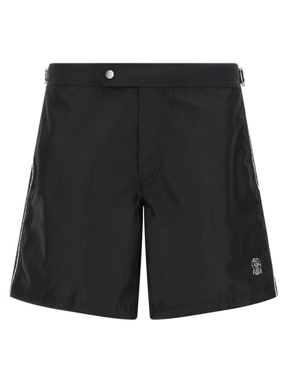 Brunello Cucinelli Badeanzug mit Logo