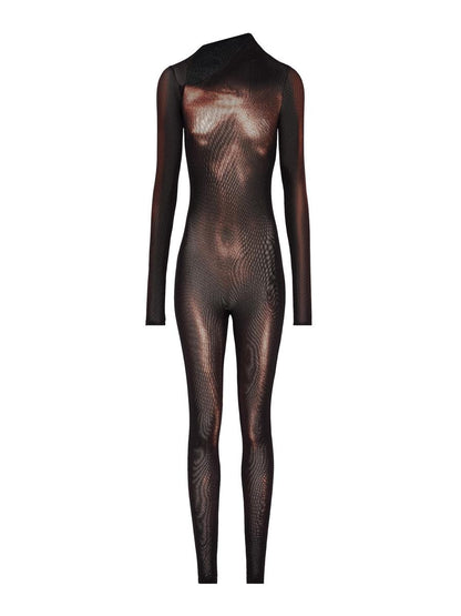 Jean Paul Gaultier Der Bronze Body Dust Jumpsuit