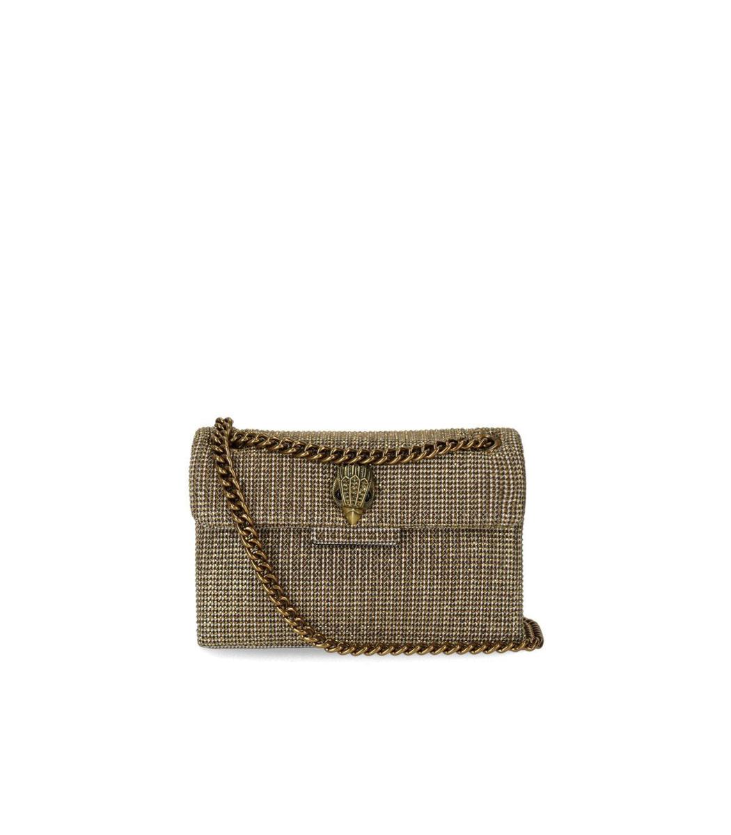 Kurt Geiger London – Kensington – Kleine Umhängetasche in Gold