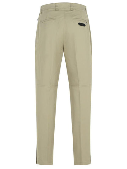 Lanvin „Biker“-Baumwollhose in Grün
