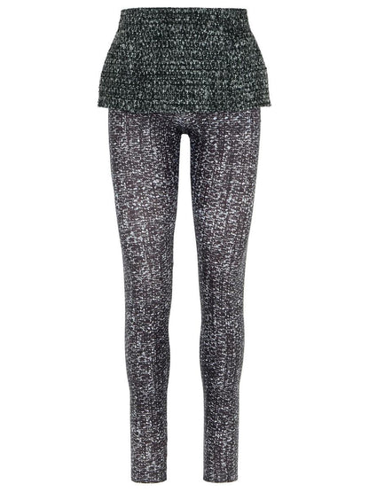 Diesel – Zweifarbige Leggings aus Polyestermischung