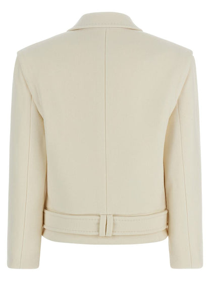 Balmain Zweireihiger Mantel
