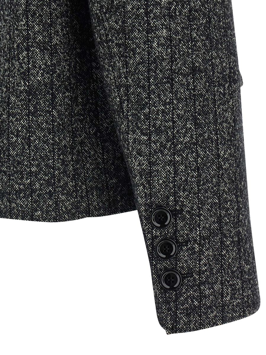 Dolce &amp; Gabbana gestreifter Wollblazer