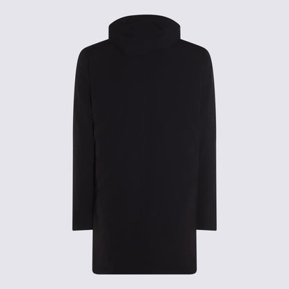 Herno Marineblaue Daunenjacke