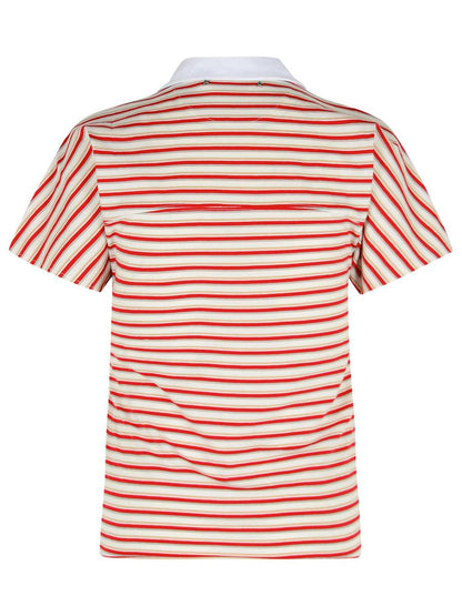 Rotes Poloshirt aus Baumwolle von Golden Goose