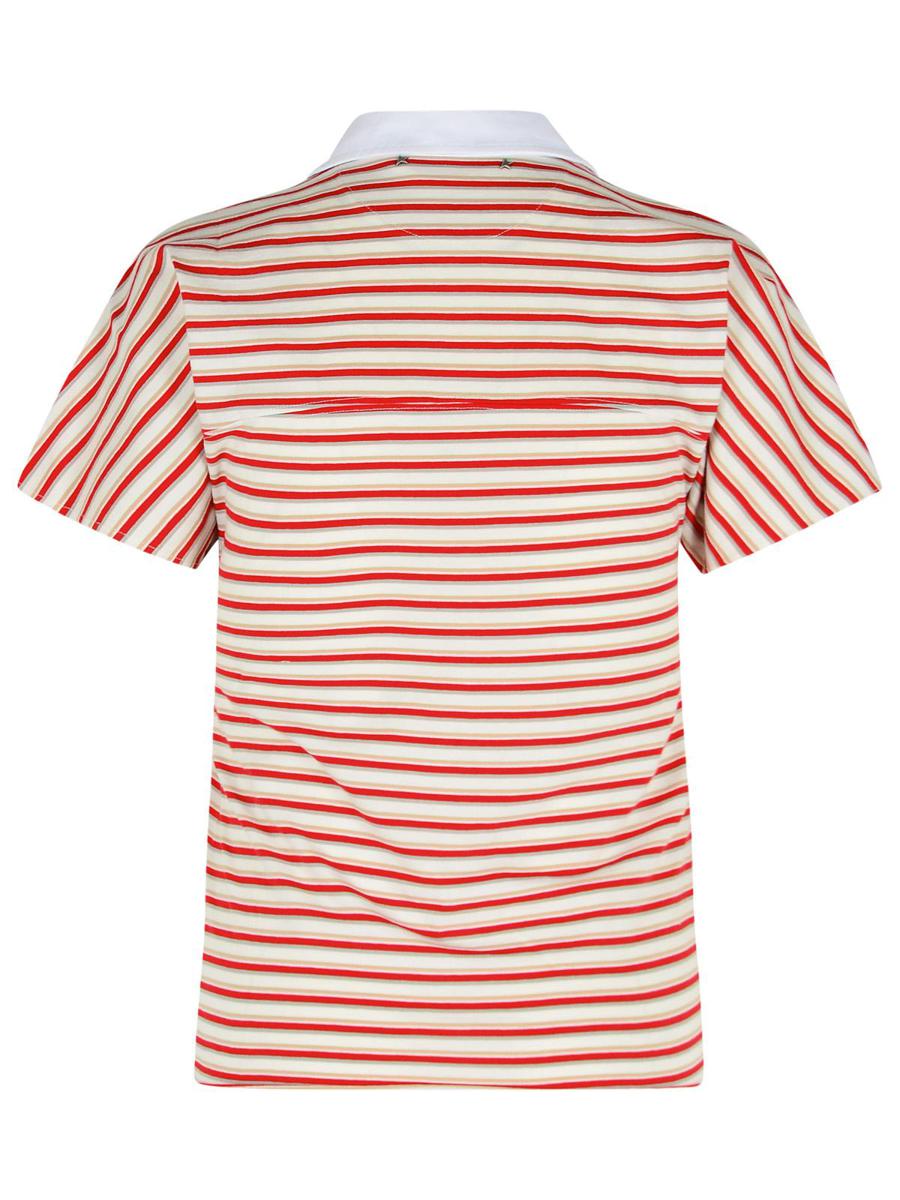 Rotes Poloshirt aus Baumwolle von Golden Goose