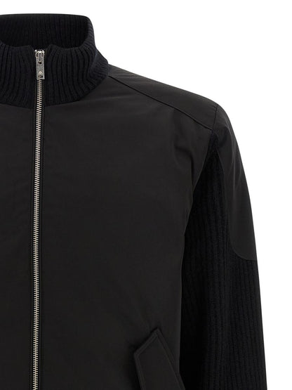 Moose Knuckles „Magnus Knit Hybrid“-Bomberjacke