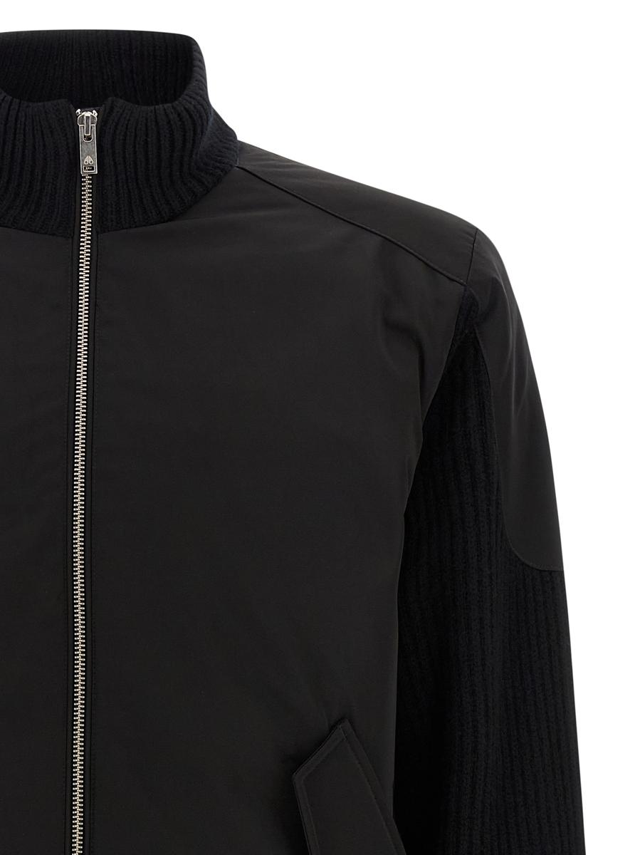 Moose Knuckles „Magnus Knit Hybrid“-Bomberjacke