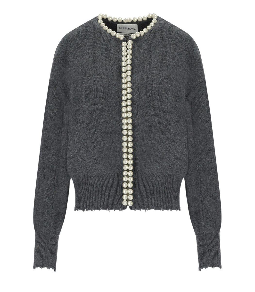 Essentiel Antwerp Ideas Graue Strickjacke