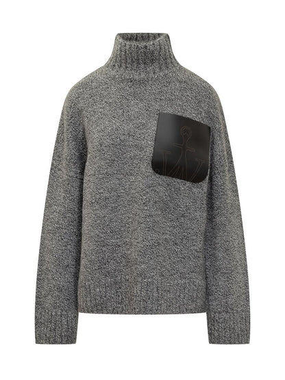 JW Anderson – JW Anderson – Pullover mit Ledertasche